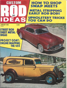 1001 CUSTOM AND ROD IDEAS 1976 JAN - SHEET METAL, PROJ GOAT, UPHOLSTERY